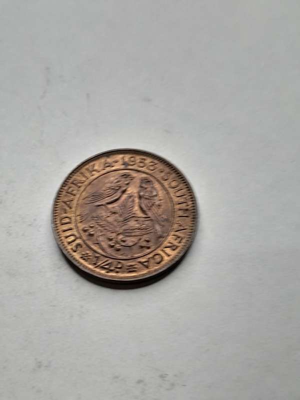 South Africa 1/4 penny 1953