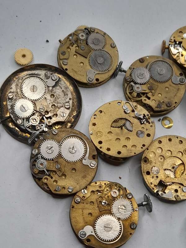 Watch parts for steampunk/repairs