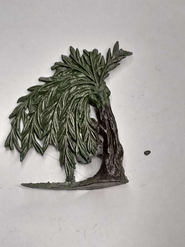 Lead vintage pieces tree farm diorama scene accessory