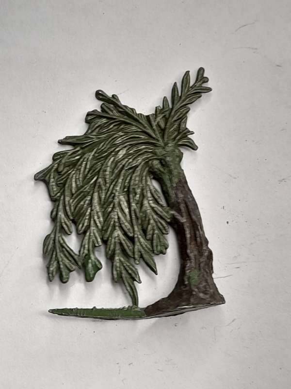 Lead vintage pieces tree farm diorama scene accessory