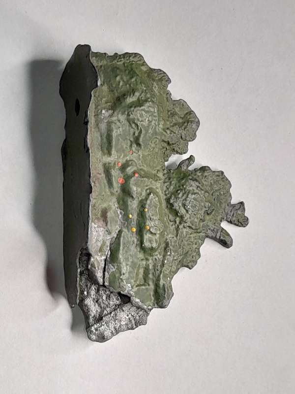 Lead vintage pieces tree farm diorama scene accessory
