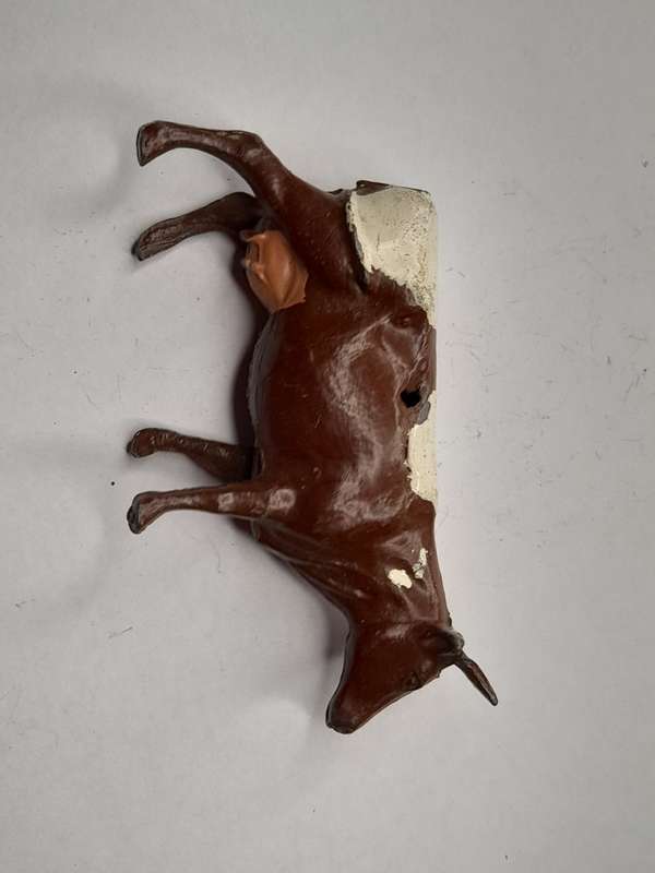 Vintage lead farm animals diorama scene accessory