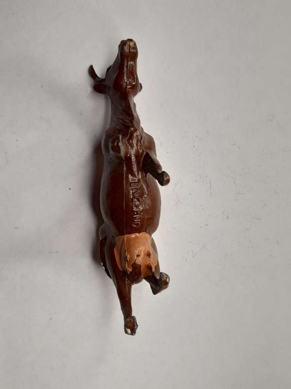 Vintage lead farm animals diorama scene accessory