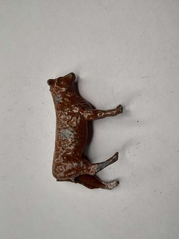 Vintage lead farm animals diorama scene accessory