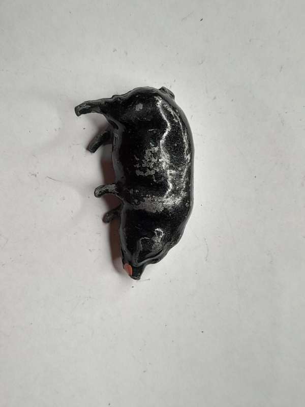 Vintage lead farm animals diorama scene accessory