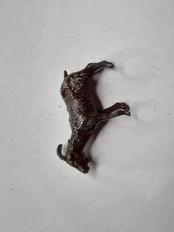 Vintage lead farm animals diorama scene accessory