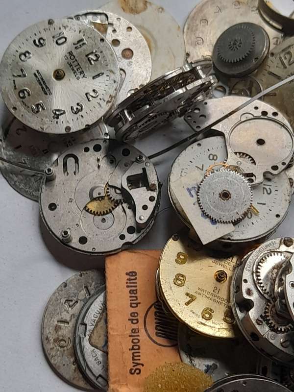Watch parts for steampunk/repairs