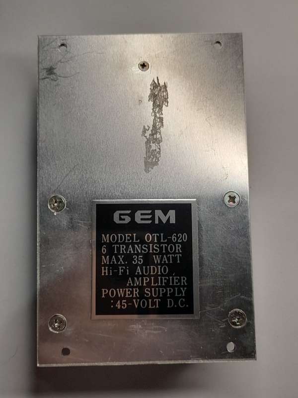 GEM OTL Hi-Hi Audio Amplifier 30-35W