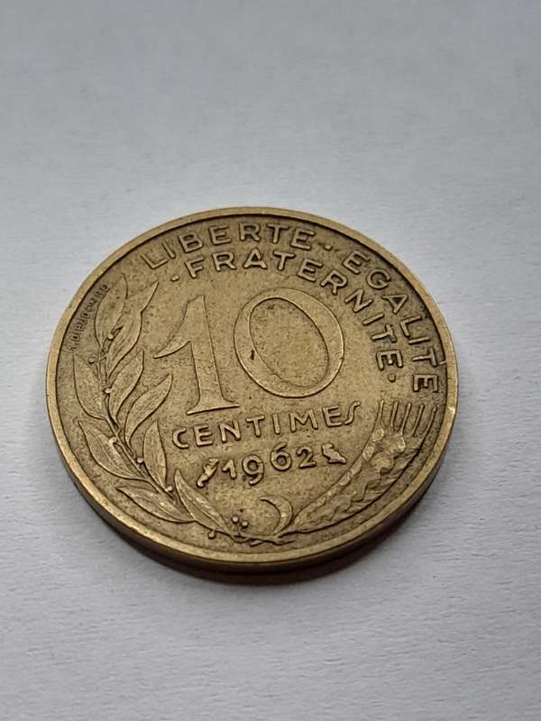 France 10 centimes 1962