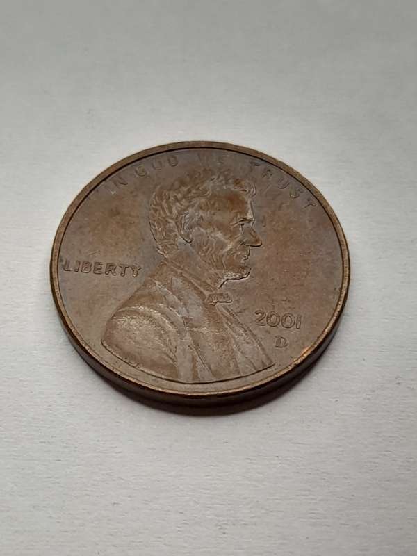 United States of America one cent 2001