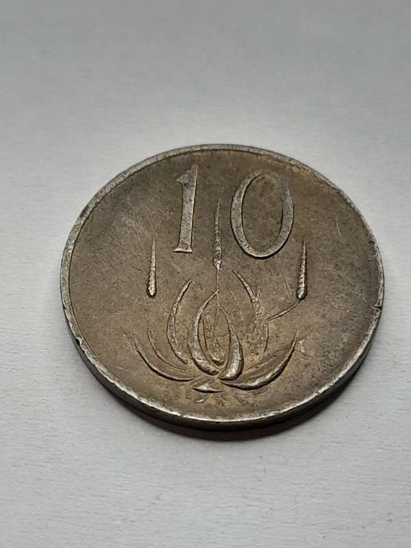 South Africa 1985 ten cents