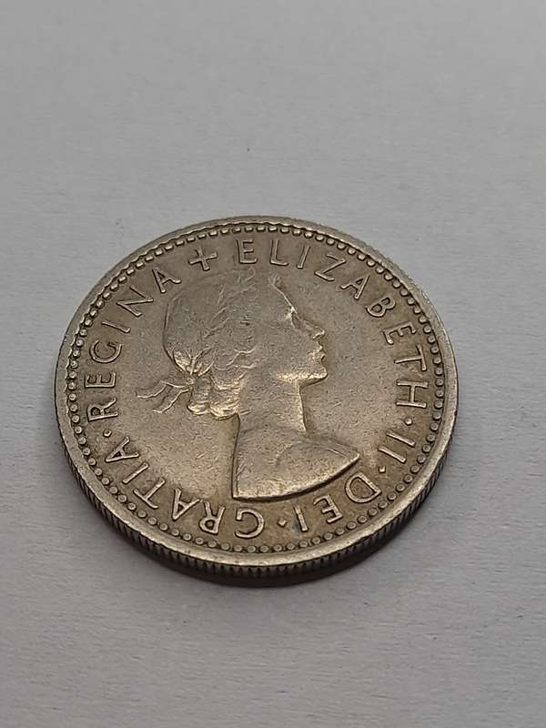 United Kingdom 1964 six pence