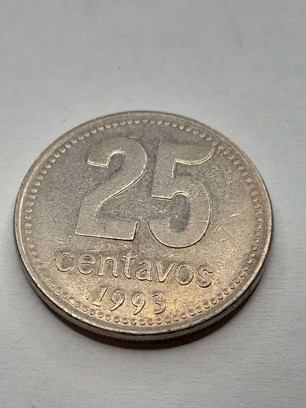 Argentina 25 centavos 1993