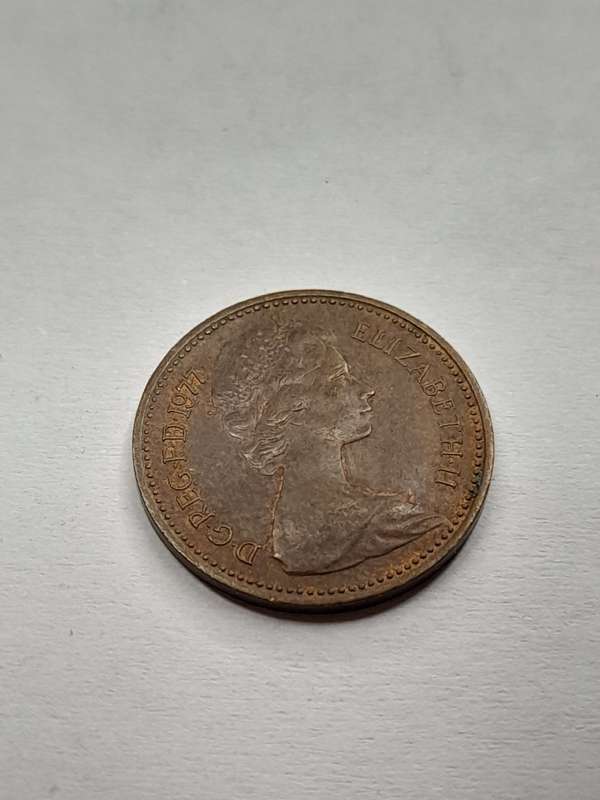 United Kingdom 1/2 new penny 1977