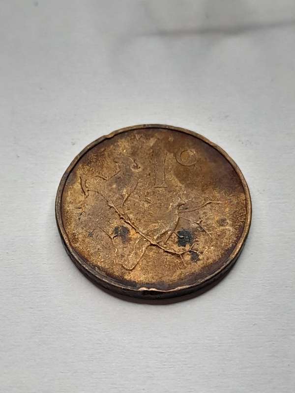 South Africa one cent 1968