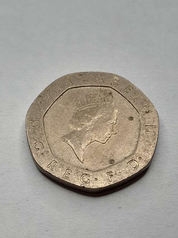 United Kingdom 1990 twenty pence
