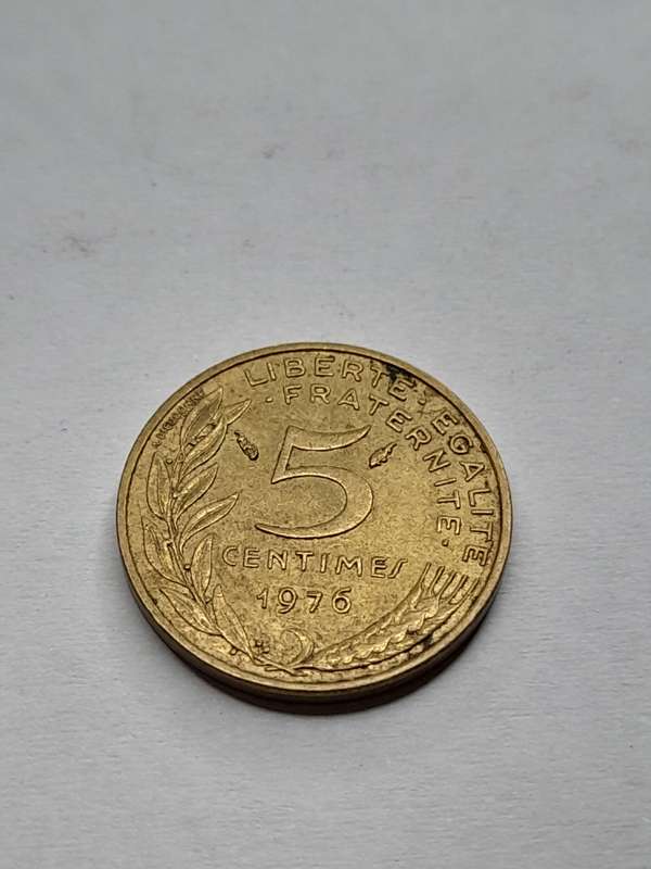 France 5 centimes 1976