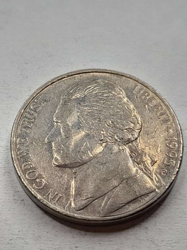 United States of America five cents 1995