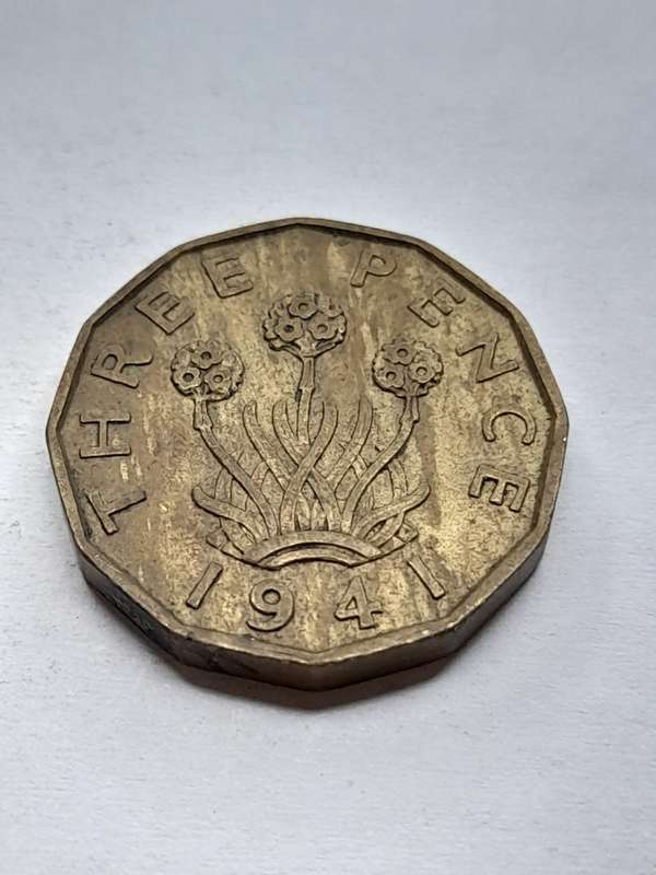 United Kingdom 1941 three pence