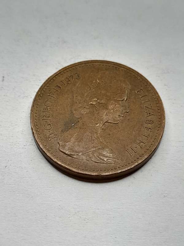 United Kingdom 1973 one new penny