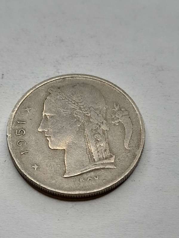 Belgium 1 franc 1951