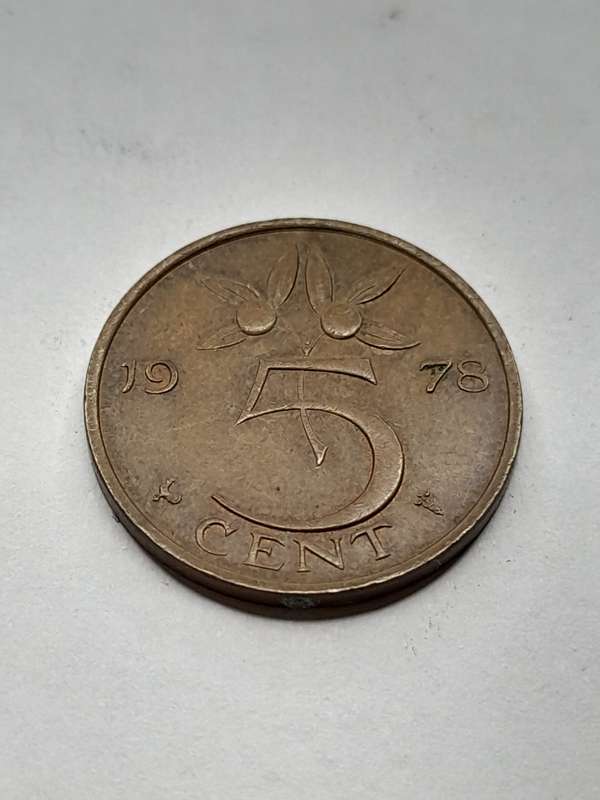 Netherlands 1978 5 cents