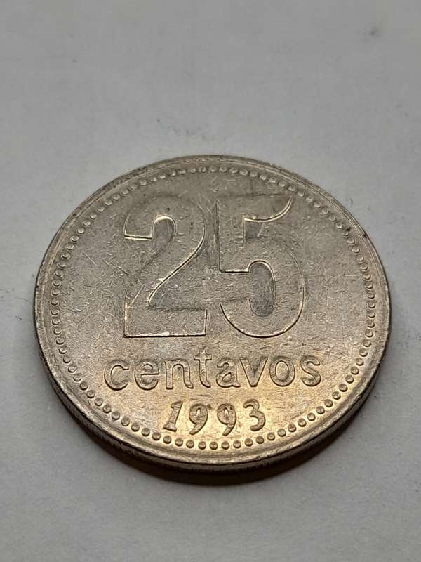Argentina 25 centavos 1993