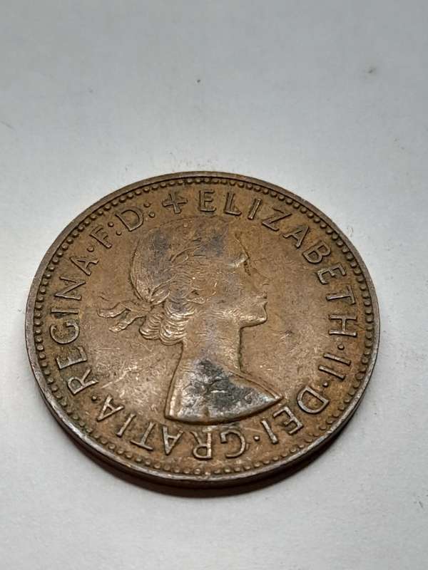 United Kingdom half penny 1965