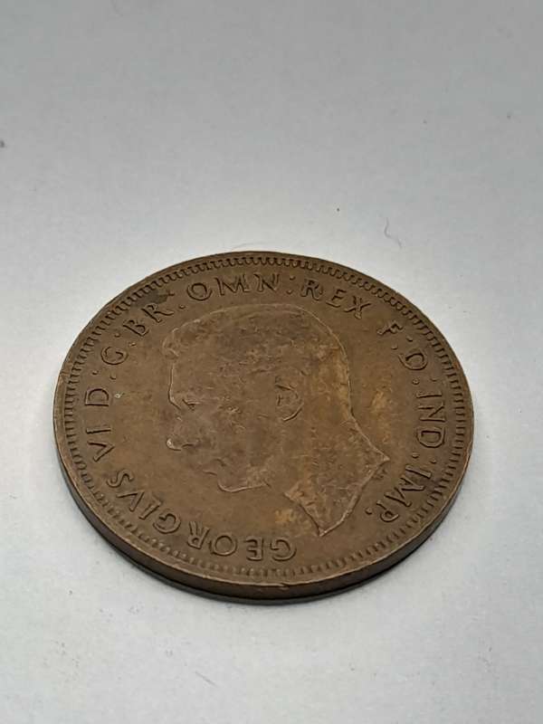 United Kingdom half penny 1943