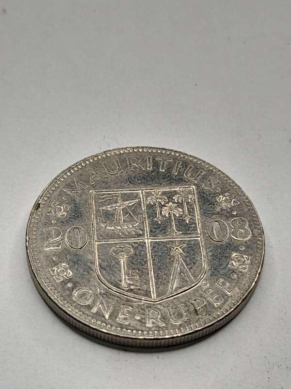 Mauritius One Rupee 2008