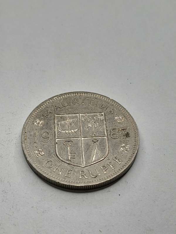 Mauritius 1987 One Rupee 1987