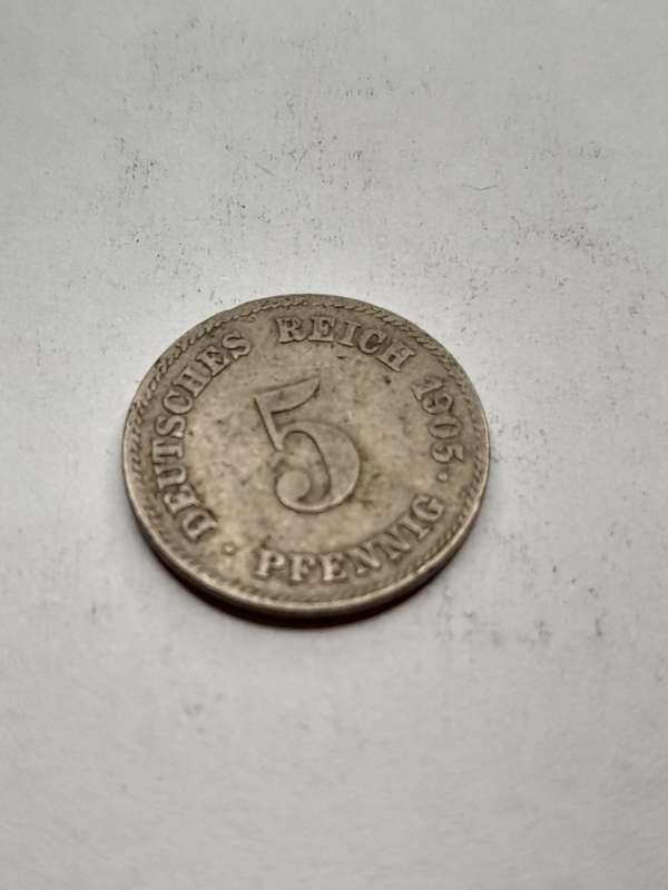 Germany 5 pfennig 1905