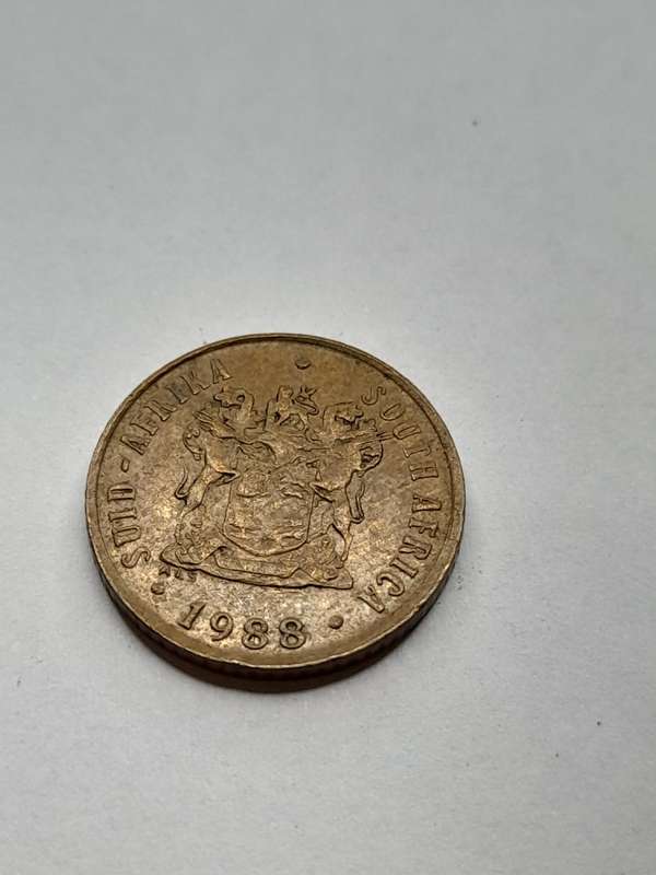 South Africa one cent 1988