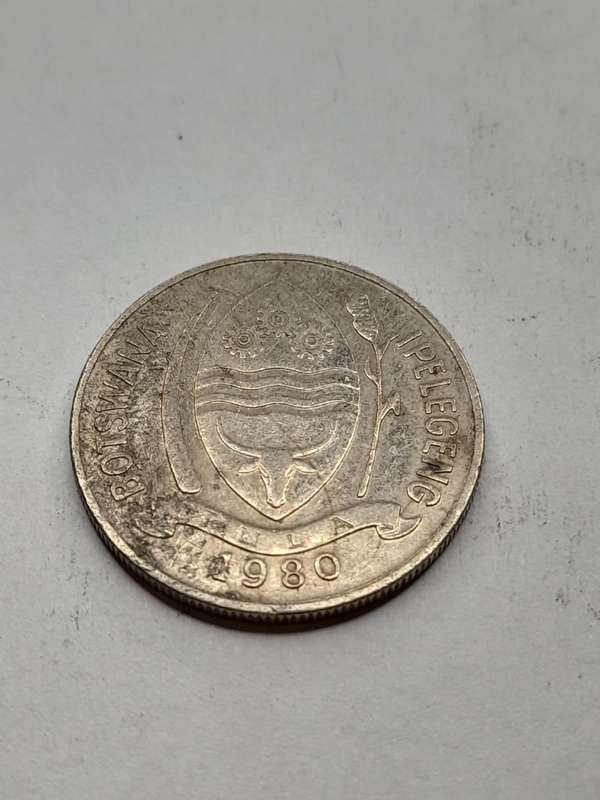 Botswana 10 thebe 1980
