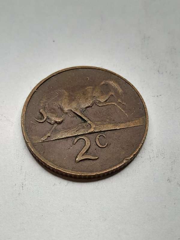 Suid - Afrika 1966 2 cents