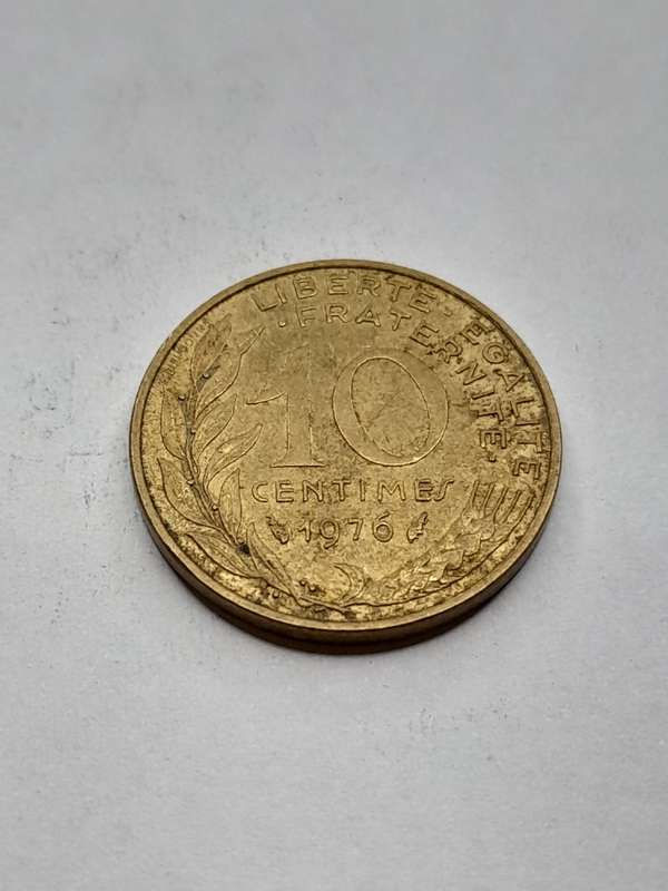 France 10 centavos 1976