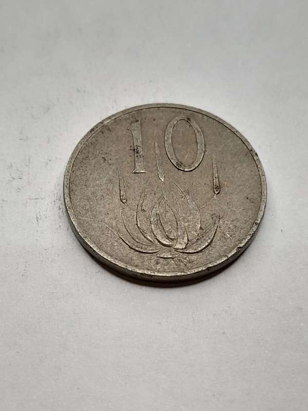 South Africa 10 cents 1965