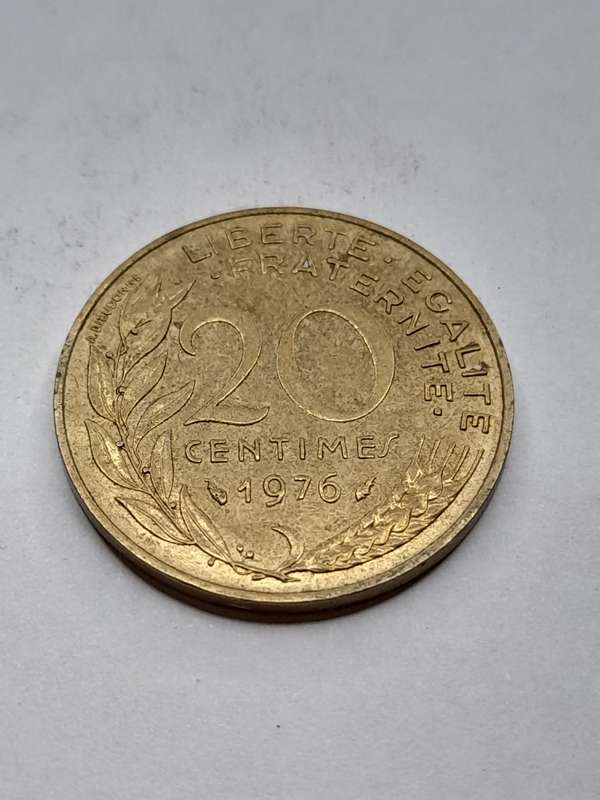 France 20 centimes 1976