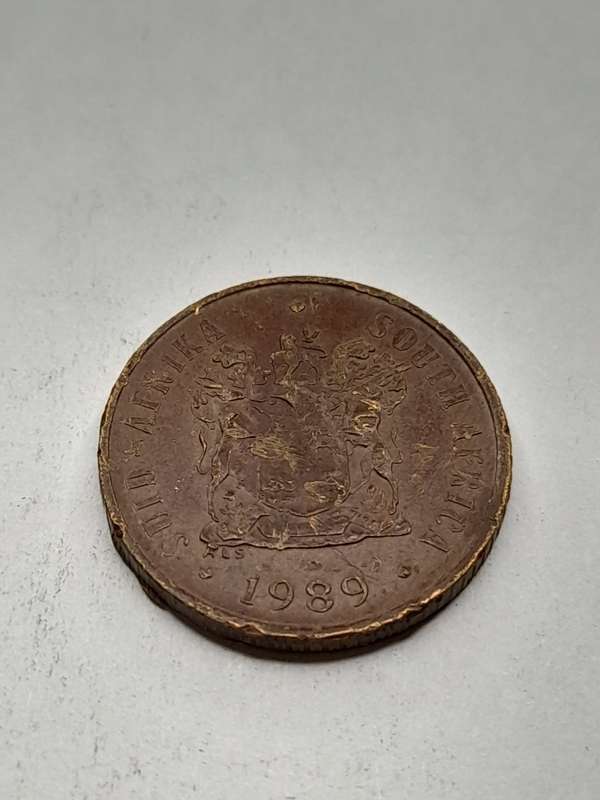 South Africa one cent 1989