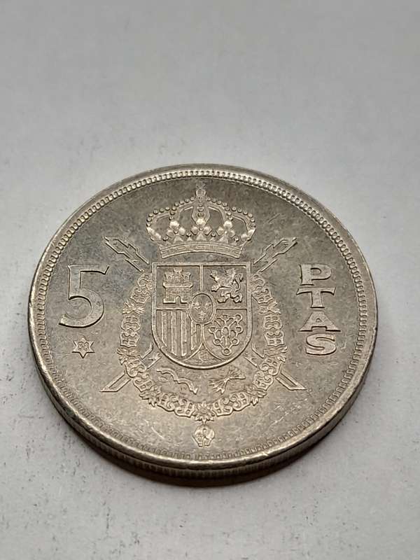 Spain 5 pesetas 1975