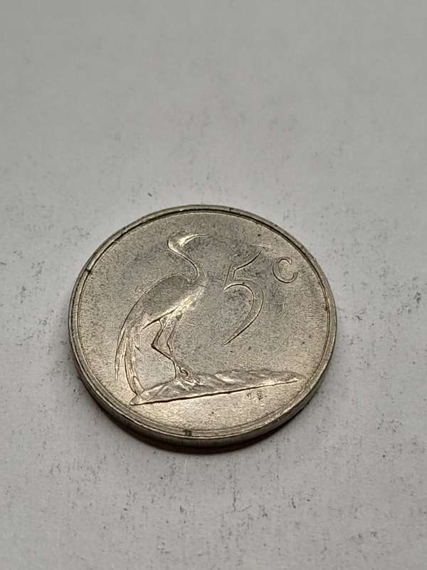 South Africa 1988 5 cent