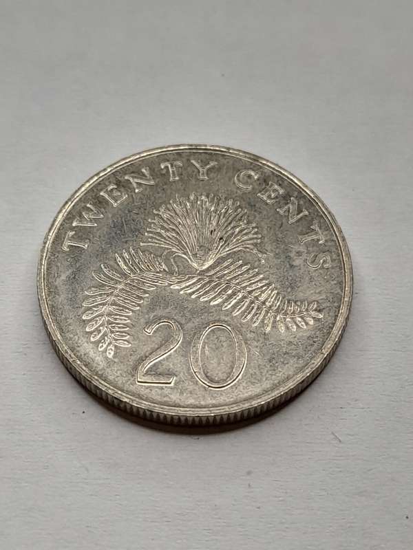Singapore 20 cents 2007