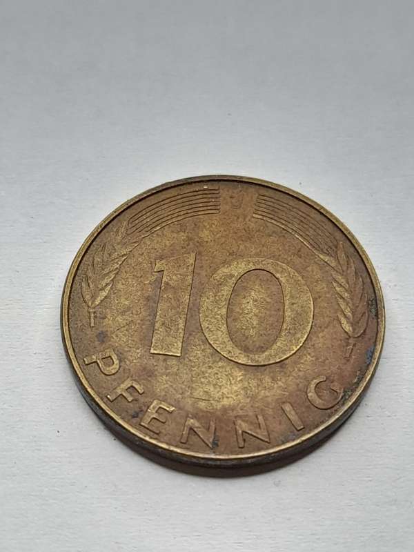 Germany 10 pfennig 1989