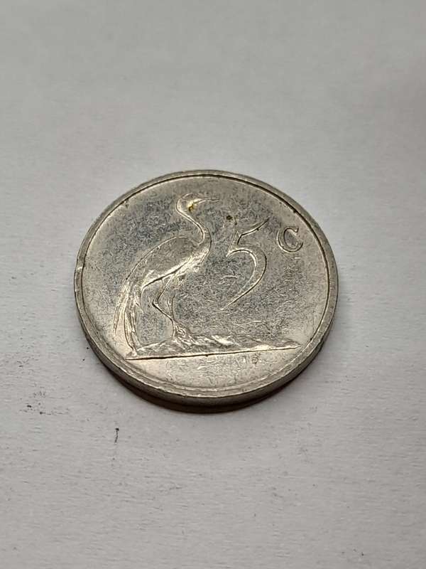 South Africa 1985 5 cent