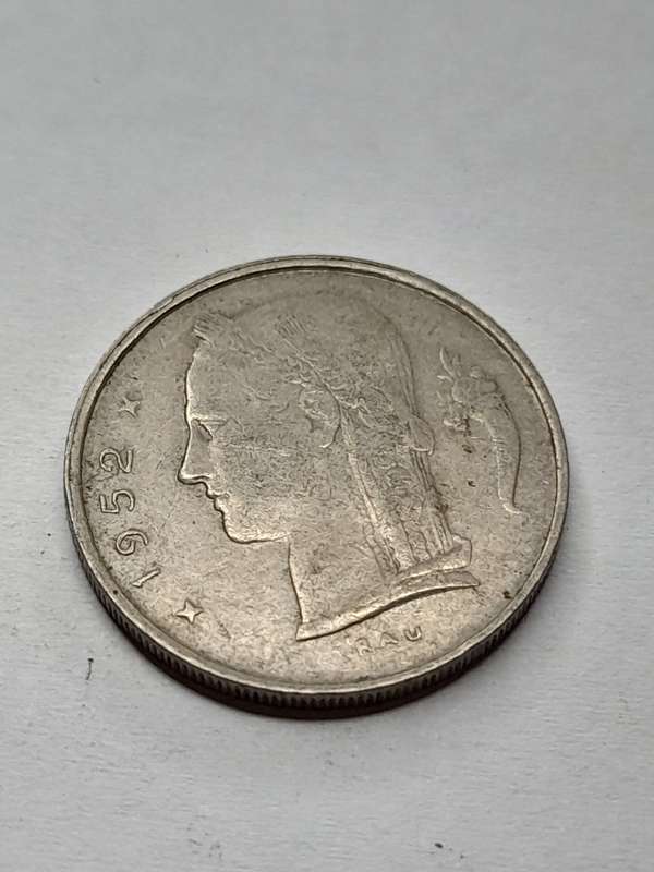 Belgium 1 franc 1952