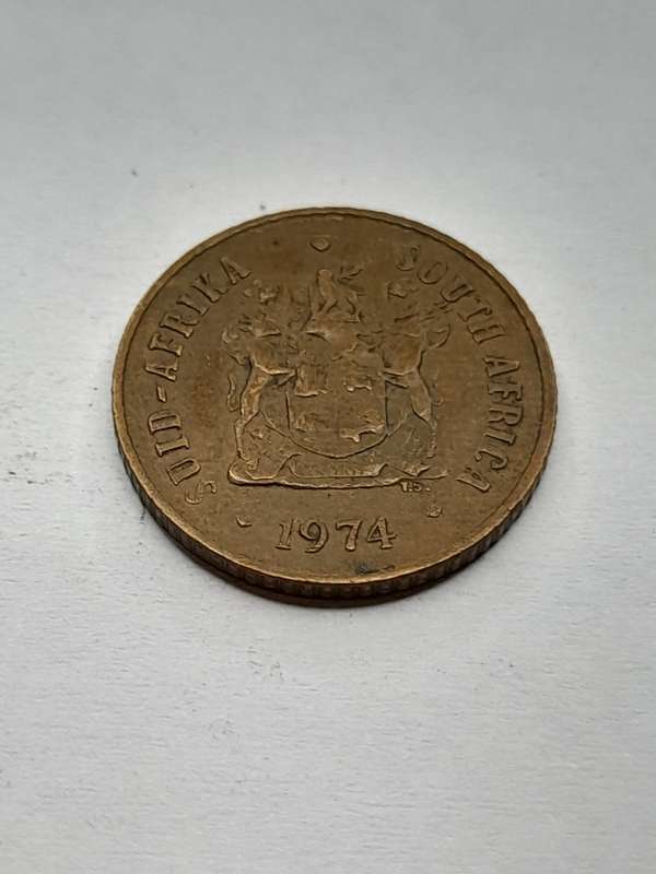 South Africa 1974 one cent