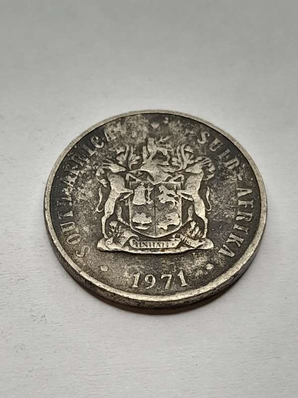 South Africa 1971 10 cents