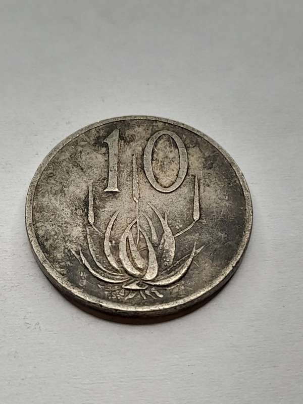 South Africa 1971 10 cents