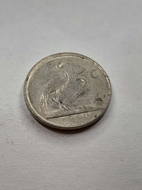 South Africa 1985 5 cents
