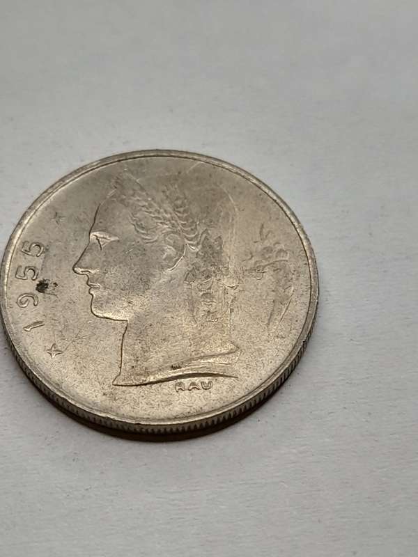 Belgium 1955 1 franc
